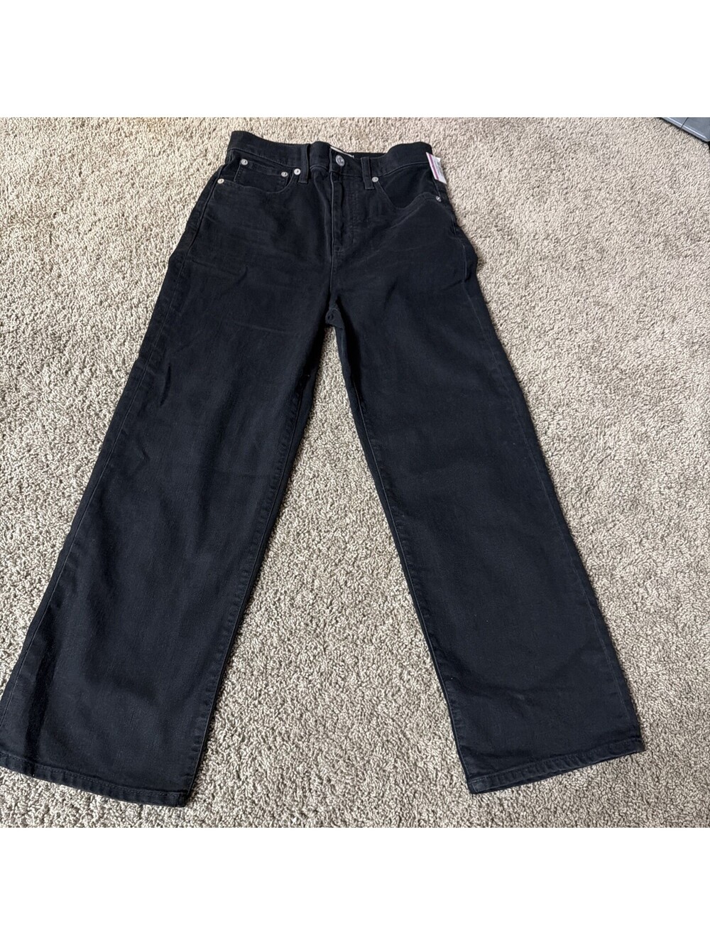 Madewell Slim Wide-Leg Jeans in Lunar Wash 25